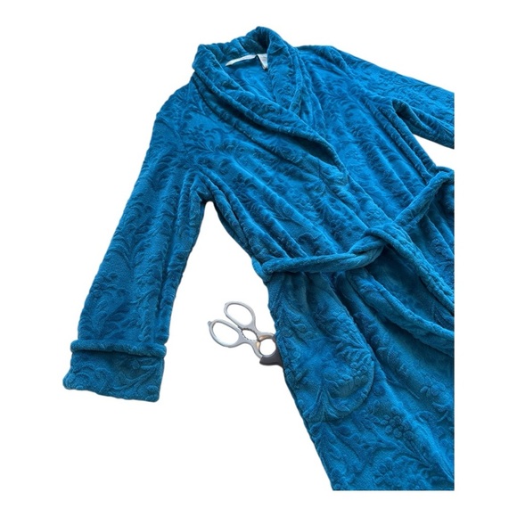 Vintage By Jasmine Rose Velour Robe - Size Medium - Picture 3 of 8